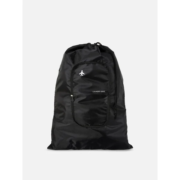 Travel Laundry Bag - Black