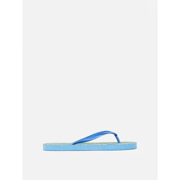 Tropical Leaf Flip Flops - Multi