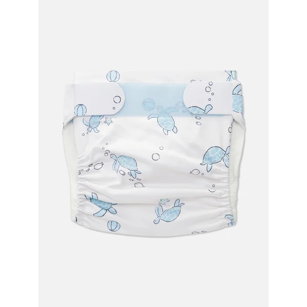 Turtle Reusable Swim Diaper - Ivory