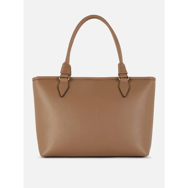 Twist Handle Shopper - Camel