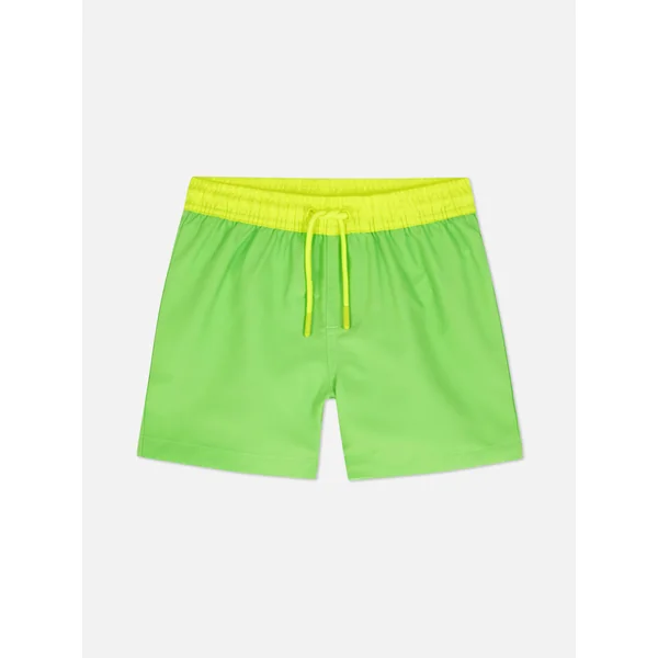 Two Tone Swim Shorts - Green