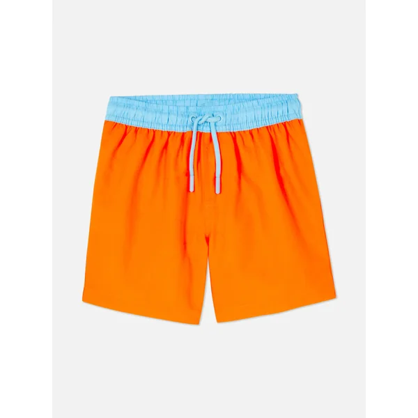 Two Tone Swim Shorts - Orange