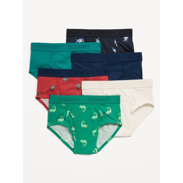 Underwear Briefs Variety 6-Pack for Boys - Sharks