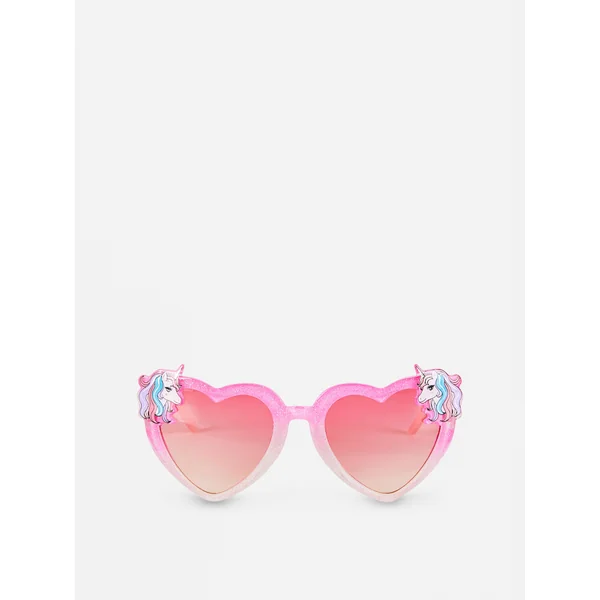 Unicorn Heart Sunglasses - Pink