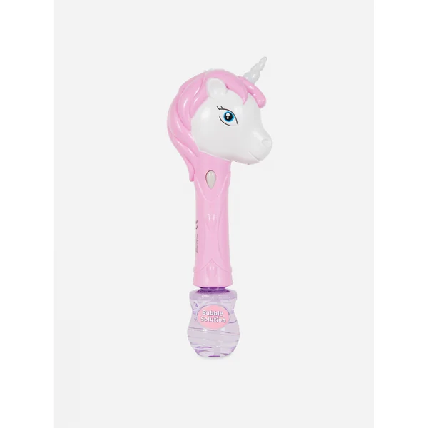 Unicorn LED Bubble Wand Toy - Pink