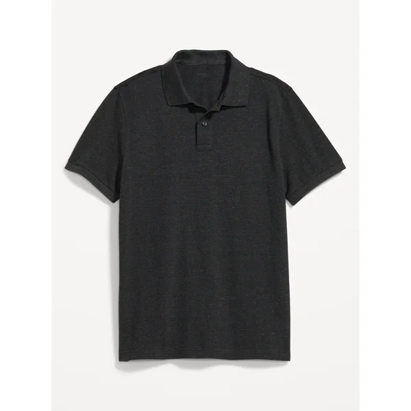 Uniform Pique Polo - Charcoal Heather