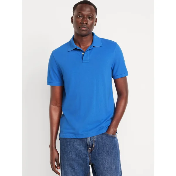 Uniform Pique Polo - CRAYON BLUE
