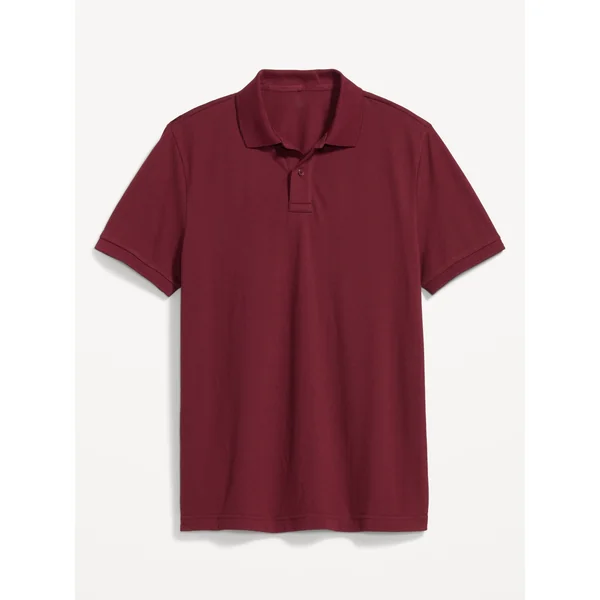 Uniform Pique Polo - Crimson Cranberry