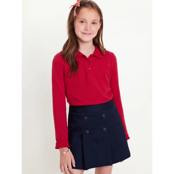 Uniform Pique Polo Shirt for Girls - Red Tape