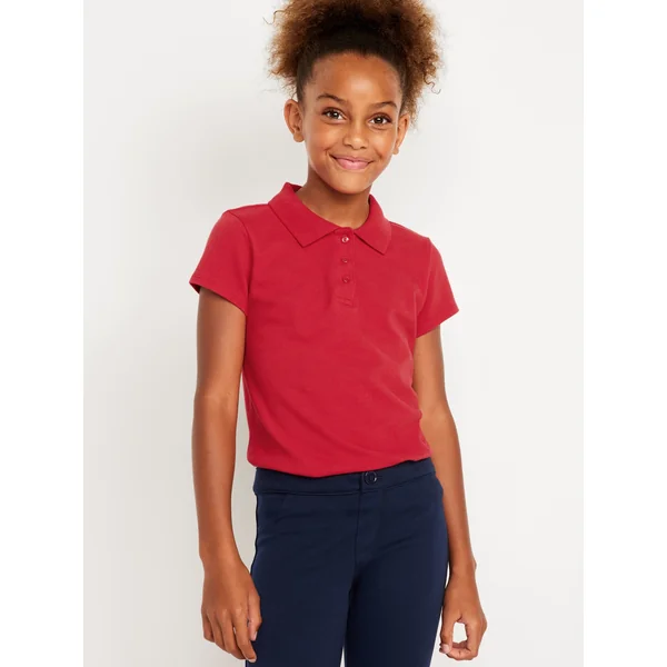 Uniform Pique Polo Shirt for Girls - Red Tape