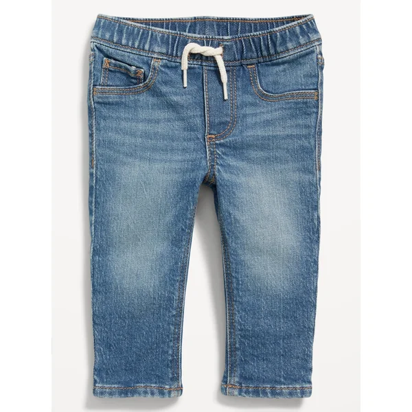 Unisex 360° Stretch Pull-On Skinny Jeans for Baby - Medium Wash