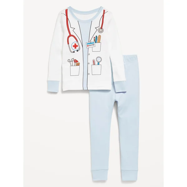 Unisex Doctor Costume Pajama Set for Toddler & Baby - DOC