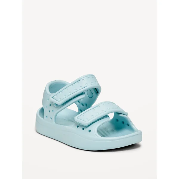 Unisex Double-Strap Sandals for Toddler (Partially Plant-Based) - Ceramic Blue