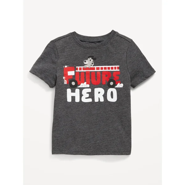 Unisex Graphic T-Shirt for Toddler - Black Jack Heather