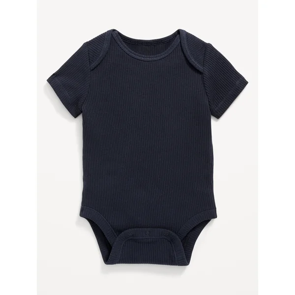 Unisex Rib-Knit Bodysuit for Baby - In the Navy