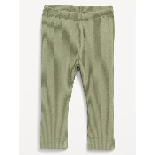 Unisex Rib-Knit Leggings for Baby - Bare Grround