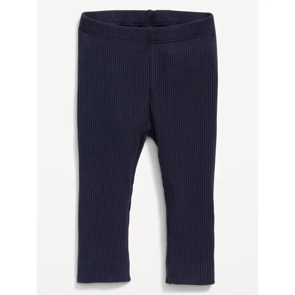 Unisex Rib-Knit Leggings for Baby - In the Navy