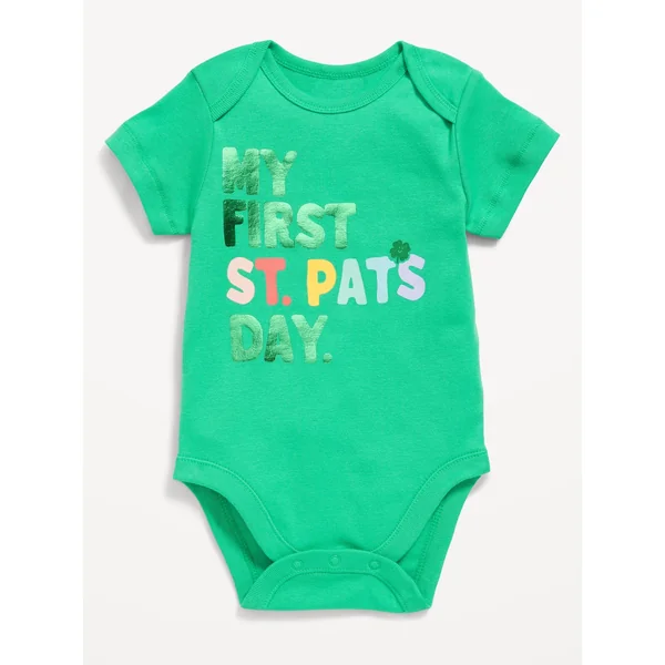 Unisex Short-Sleeve Bodysuit for Baby - Beginners Luck