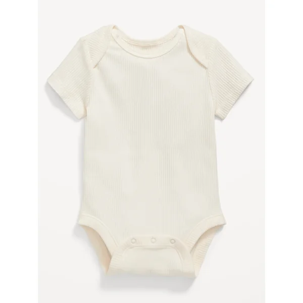 Unisex Short-Sleeve Bodysuit for Baby - Creme De La Creme
