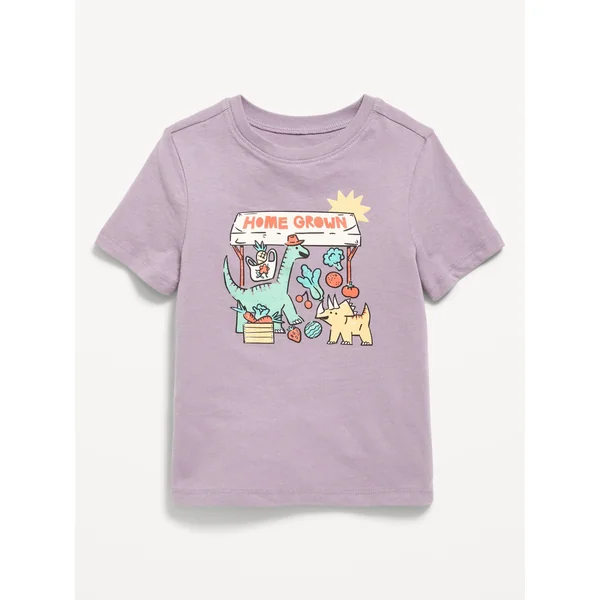 Unisex Short-Sleeve Graphic T-Shirt for Toddler - Azure