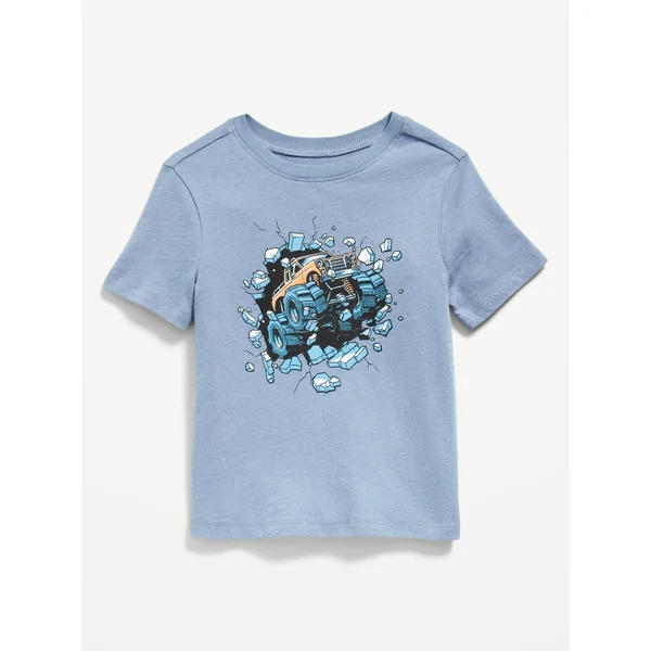 Unisex Short-Sleeve Graphic T-Shirt for Toddler - Mount Shasta