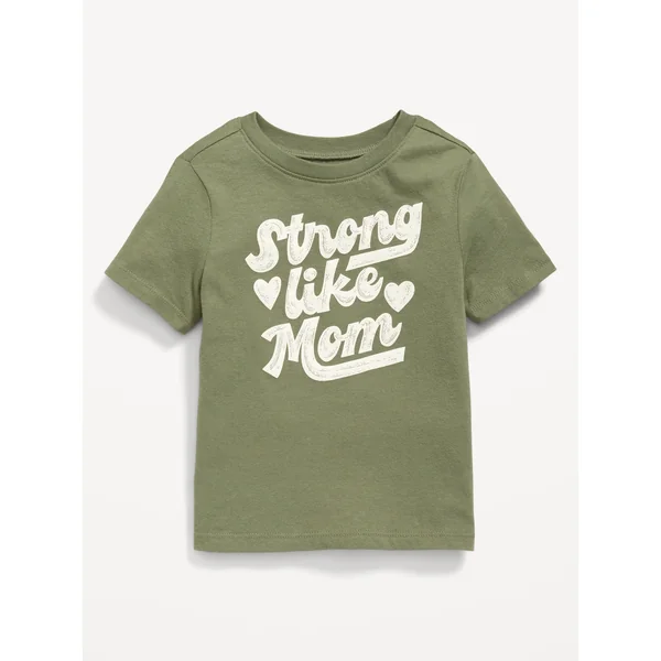 Unisex Short-Sleeve Graphic T-Shirt for Toddler - Olive Through This