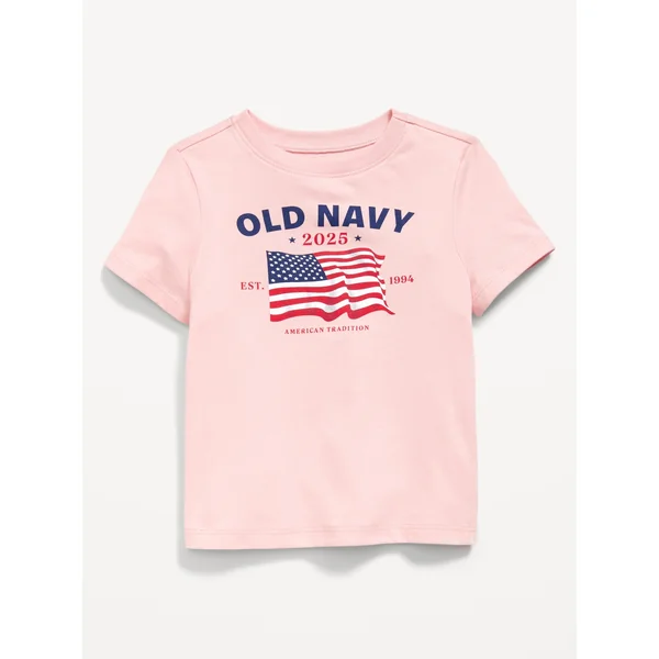 Unisex Short-Sleeve Logo-Graphic T-Shirt for Toddler - Blush Hue (Match The Fam)