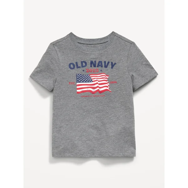 Unisex Short-Sleeve Logo-Graphic T-Shirt for Toddler - Heather Gray (Match The Fam)