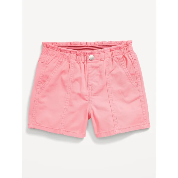 Utility Shorts for Toddler Girls - Light Peony