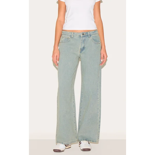 Vintage Low Rise Wide Leg Jeans