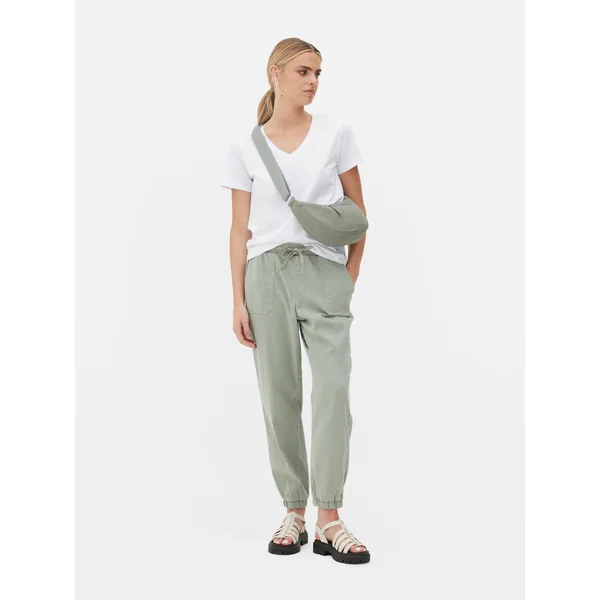 V-Neck Short Sleeve T-Shirt - White