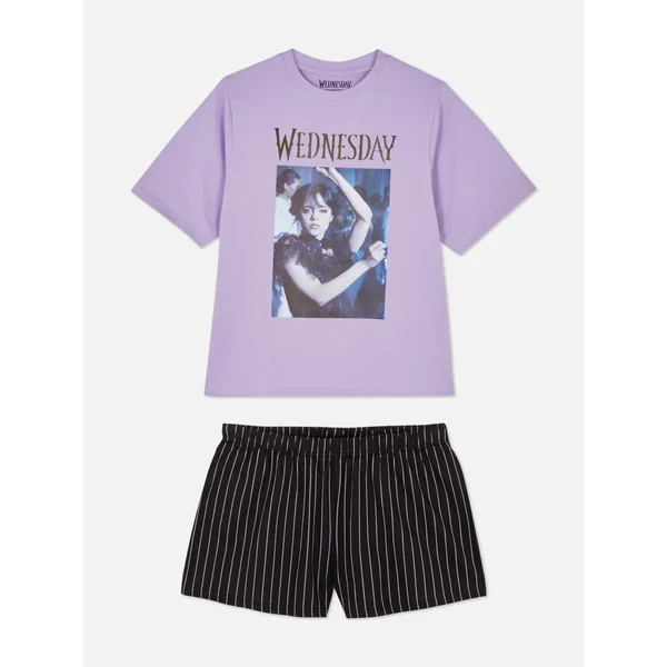 Wednesday Shorts Pajamas - Lilac
