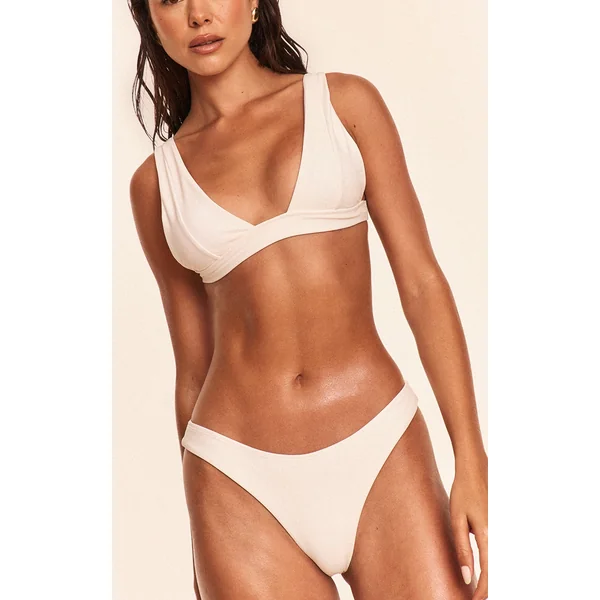 White Boomerang Tanga Bikini Bottom