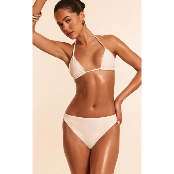 White Cheeky Bum Mix & Match Bikini Bottom