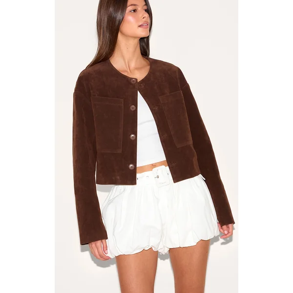 White Linen Blend Belted Puffball Mini Skirt