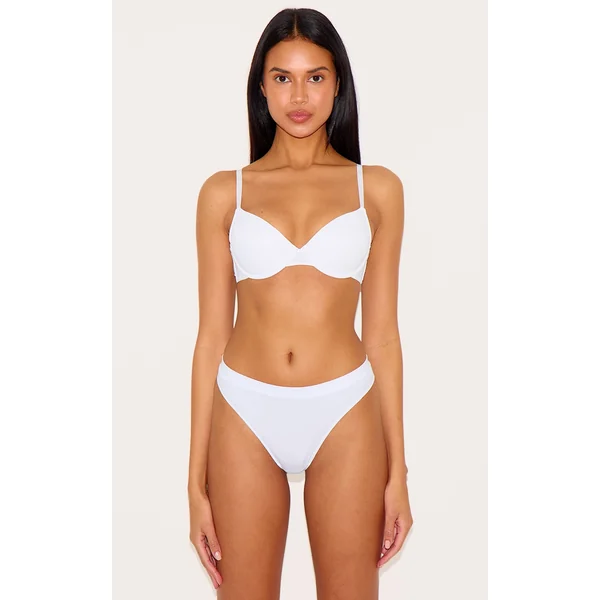 White Underwired T-shirt Bra
