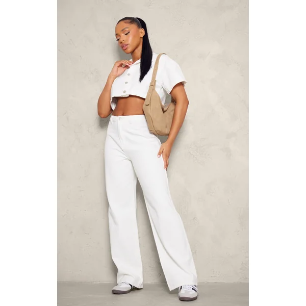 White Wide Leg Jeans