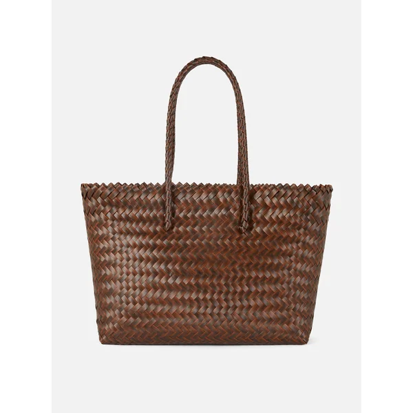 Woven Shopper - Tan