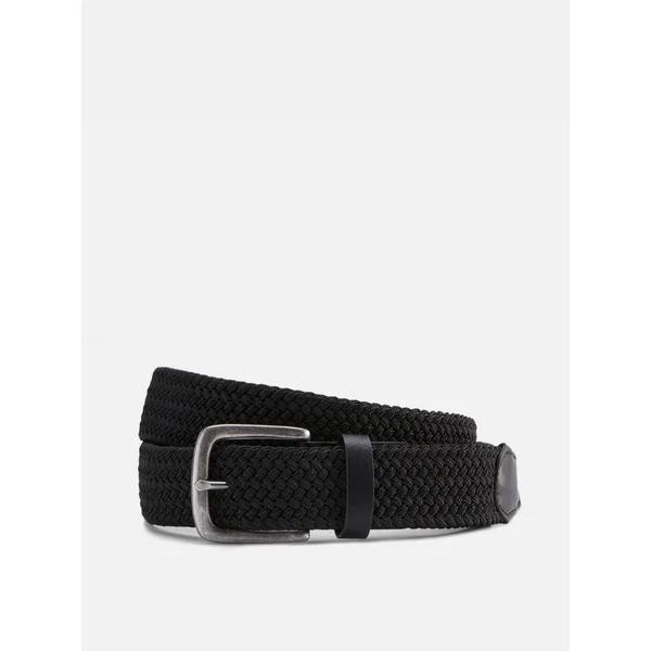 Woven Stretch Belt - Black