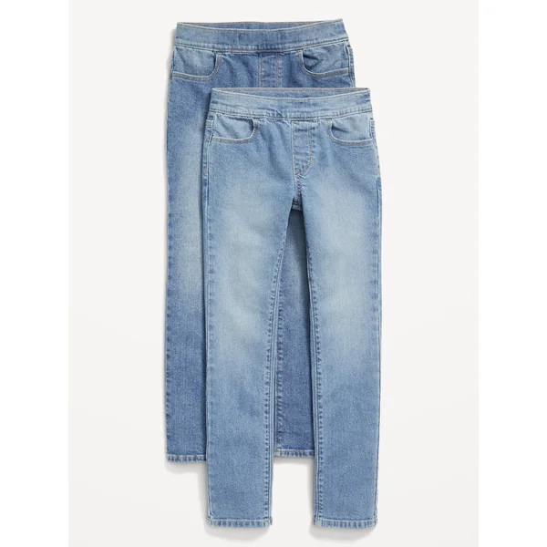 Wow Skinny Pull-On Jeans 2-Pack for Girls - Light Wash Pack