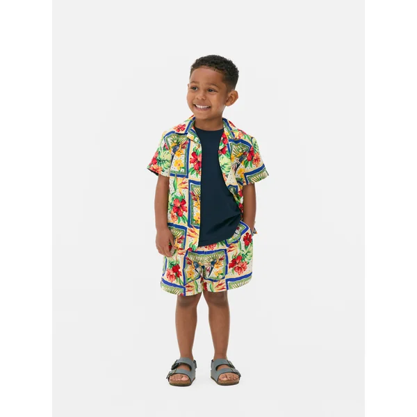 Younger Kids’ Tropical Floral Shirt - Multi