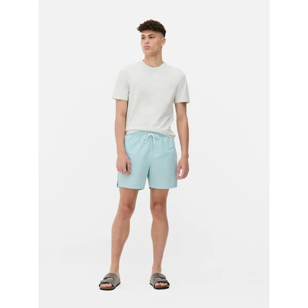 Zigzag Swim Shorts - Green