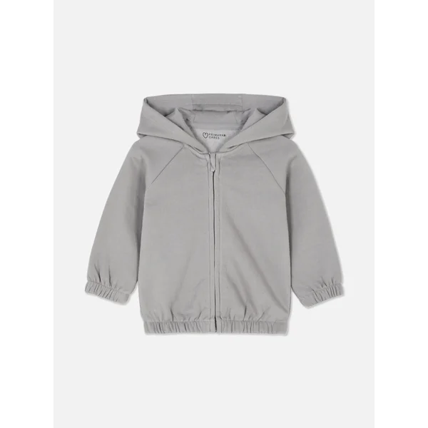 Zip-Through Hoodie - Gray