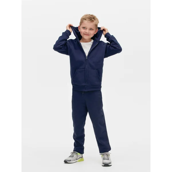 Zip-Up Hoodie - Navy